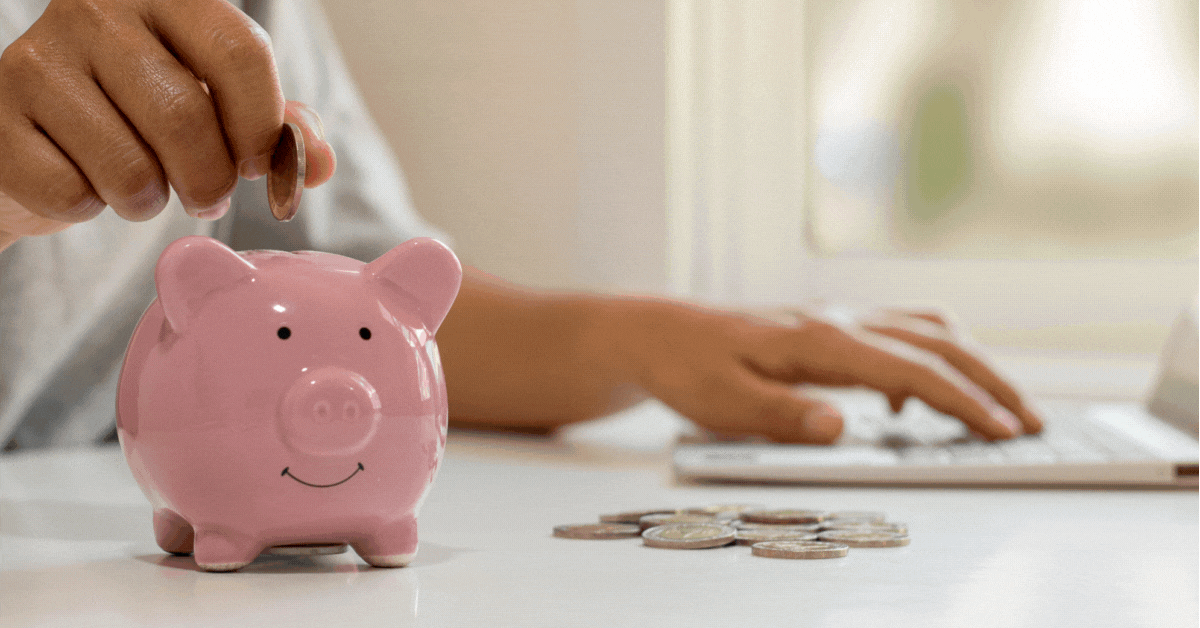 Money in Piggy bank