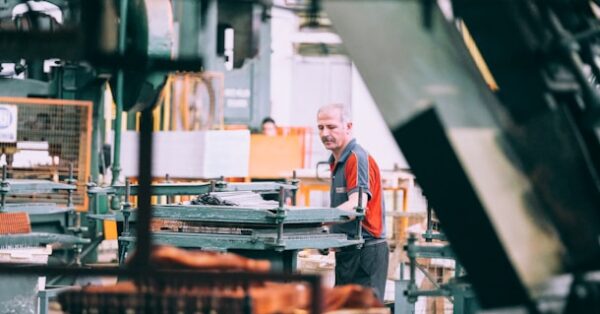 Man in factory