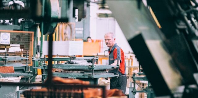 Man in factory